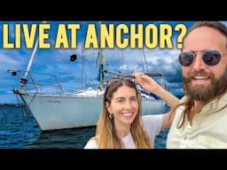 LIFE AT ANCHOR: Living Aboard A SAILBOAT in BAIONA Galicia I Ep. 85