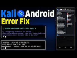 Kali Linux Installation Error Fix Termux | Configuring Nethunter For Termux Fix |