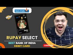 Bank of india Rupay Select Debit Card Full Details | Benefits & Features | 2025 Edition