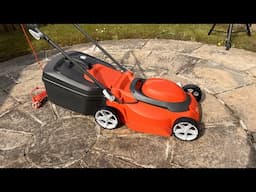 Set Up Guide - Flymo EasiStore 340R Electric Rotary Lawn Mower - 34 cm Cutting Width,