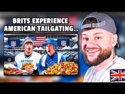 SHOCKED British Guy Reacts to "Two Brits go Tailgating at an NFL game!"