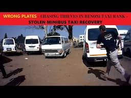 WRONG PLATES - BATTERY THIEVES - STOLEN MINIBUS