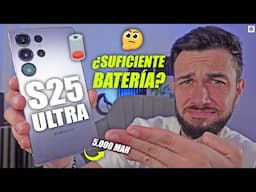 La VERDAD de SU BATERÍA!🔋SAMSUNG GALAXY S25 ULTRA: AUTONOMÍA