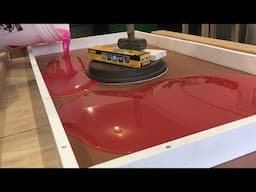 First Epoxy Pour...Building a $1,000 Coffee Table Part 2