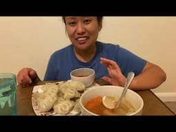 VEG momo/Nepali Mukbang/Rashmi Gurung