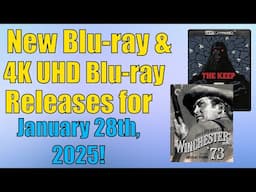 New Blu-ray & 4K UHD Blu-ray Releases for January 28th, 2025!