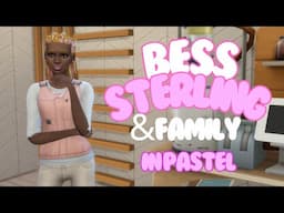 Bess Sterling & Family in Pastel Aesthetic | CAS | The Sims 4