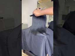 My Last BIG CHOP Silk Press + Trim #hairstyle #haircut