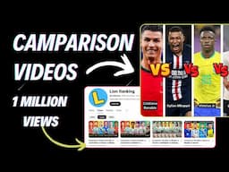 AI Bulk Create Footballers Comparison Viral Videos Using Canva and chatgpt | Complete Tutorial