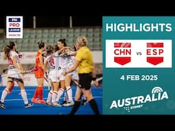 FIH Hockey Pro League 2024-25 Highlights: China vs Spain (W) | Match 1