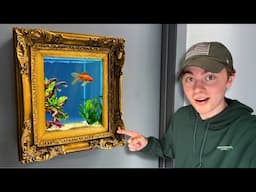 I Transformed a PICTURE FRAME into an AQUARIUM!!