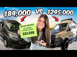 NEW 2025 Class B Camper Vans! CHEAPEST vs MOST EXPENSIVE!