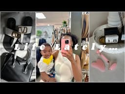 VLOG: Life Lately🎀 | Goodbye Natural hair 💇🏽‍♀️ | AJ’s first steps 🥹🩵 + life in between…..