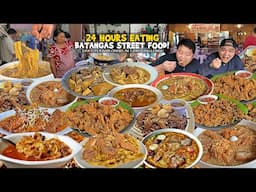 24 Hour Eating ONLY "Lipa City Street Food" in BATANGAS!