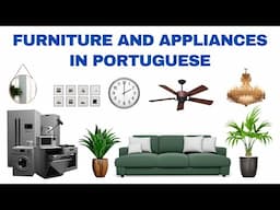 Furniture and appliances in Portuguese - Free PDF