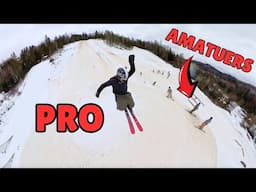 10 Amateurs VS Pro Skier in Game of S.N.O.W. - (Ft. Innerking Goggles)