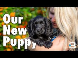 Bringing our 8 week old PUPPY home | Barbster360