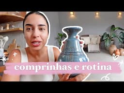 VOLTANDO A ROTINA PÓS FÉRIAS E COMPRINHAS DE DECORAÇÃO DA VIAGEM | JULIANA LOUISE