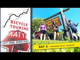 THE KATY TRAIL Day 6: Finish in St. Charles, Missouri, Bike Touring  America's Longest Rail Trail