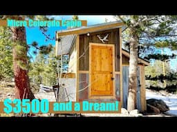 Hidden Micro Cabin on a $3500 piece of Mountain Land!