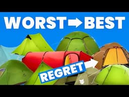 ALL MY TENTS RANKED ‼️ (Tier List Tent Ranking)