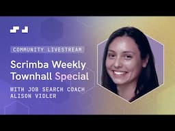 Scrimba Townhall Special: We meet Job Search Coach Ali Vidler