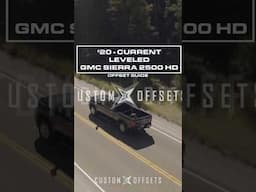 2020-2024 GMC Sierra 2500 - Level OFFSET VIDEO GUIDE FROM CUSTOM OFFSETS