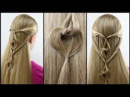 Hanging Hearts | Valentine's Day Hairstyle | BabesInHairland.com