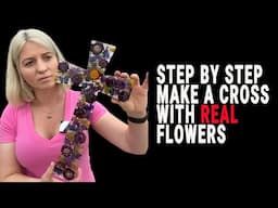 STOP Wasting Money on Fake Flowers and Make a Cross with REAL Ones Instead