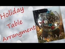 DIY Lighted Table Arrangement