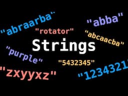 Strings & Palindromes | Recursion Series