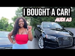 HOW TO BUY A CAR: getting a loan, credit, choosing the right vehicle & EMPTY CAR TOUR | Audi A3