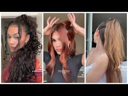 Easy And Cute Hairstyles For Summer ✨️ TikTok Compilation