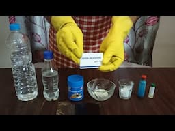 liquid detergent in telugu ( వాషింగ్ మెషీన్ లిక్విడ్ ) with pH balance.