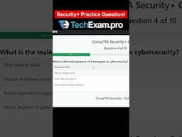 CompTIA Security+ Practice Question 3 | Can you answer it?