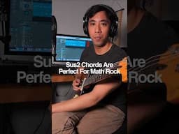 Sus2 Chords Are Perfect For Math Rock #mathrock #midwestemo #guitarchords #guitarlesson #chords