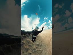 Action of a Crazy Kitesurfer! 🤯😱 Flying high with a Kite!