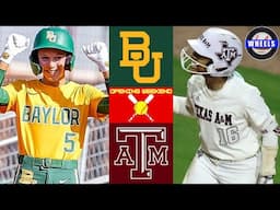 #19 Baylor vs #7 Texas A&M (AMAZING!) | 2025 College Softball Highlights