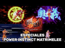 Especiales de los Personajes de Power Instinct Matrimelee