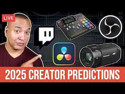 🔴 LIVE REPLAY: Creator Tech Predictions That Will CHANGE 2025!