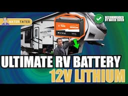 12V Lithium Battery Upgrade for Your 5th Wheel RV – LiTime 200 Amp & Zamp Solar Setup