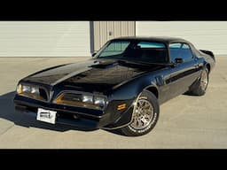 FOR SALE 1978 Pontiac Trans Am manual, T-Tops Stock #2072