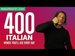 400 Italian Words You'll Use Every Day - Basic Vocabulary #80