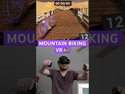 Mountain biking in #VR is INTENSE 😱