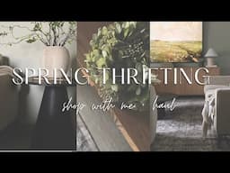 2025 SPRING THRIFT WITH ME + HOME  DECOR HAUL