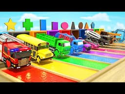 Wheels on the Bus - Magic box and different shapes - Baby Nursery Rhymes & Kids Songs#nurseryrhymes