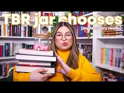 TBR prompt jar chooses my february reads! let's make a february TBR cart together 💖✨📖