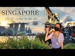 SINGAPORE VLOG | afternoon tea, spin class, michelin hawker stalls & shopping!