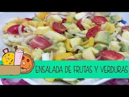 Ensalada de frutas y verduras | Recetas de cocina | Cocina de Martina