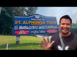 Visited St. Alphonsa Tomb, the first female St. of India